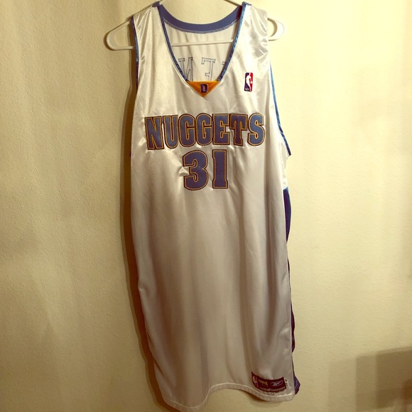 nuggets white gold jersey